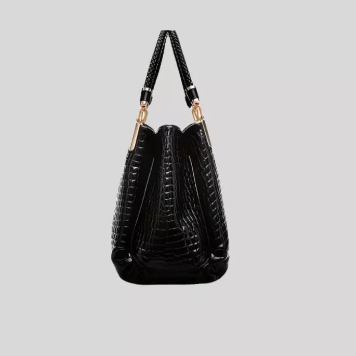Croc Print Women's Tote – Large Shoulder Bag 02