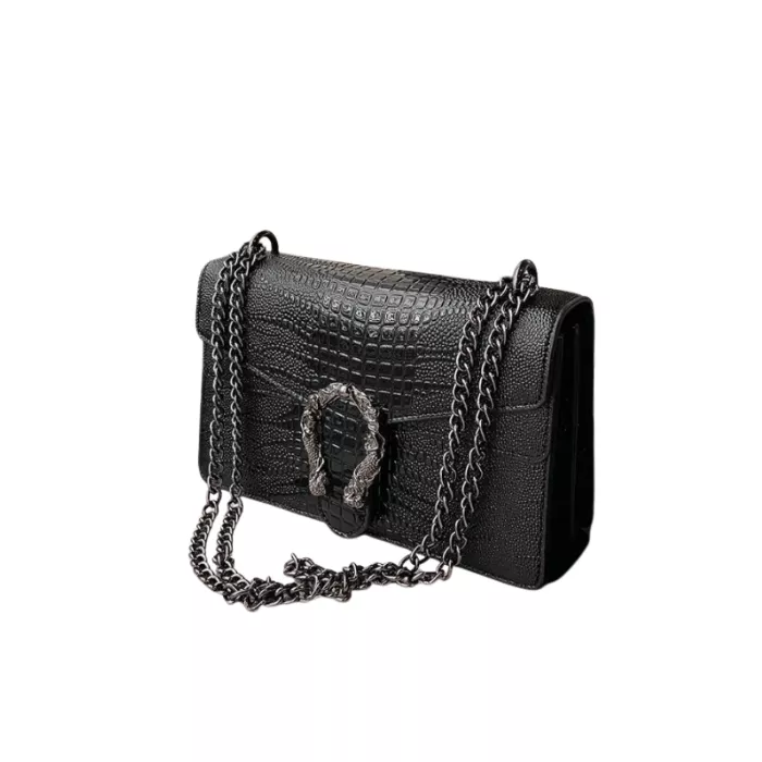 Women  Leather Messenger Crossbody Bag – Elegant Travel Handbag