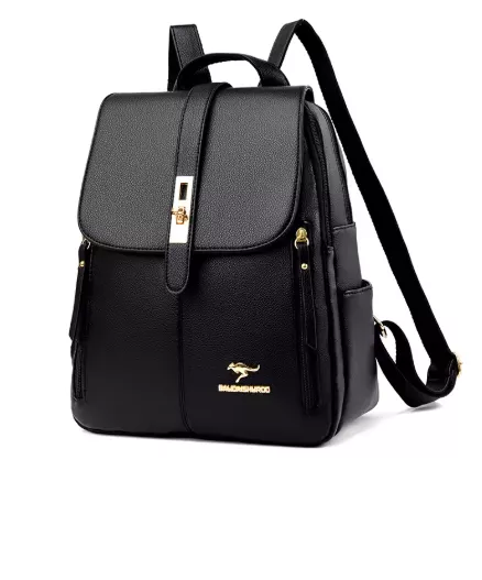 Women Leather Fashion Backpack – Travel & School Bag