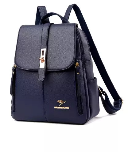 Women Leather Fashion Backpack – Travel & School Bag pic 4