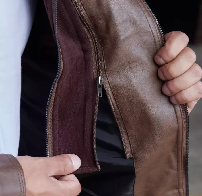 Men  Hooded PU Leather Jacket – Warm Autumn Winter Casual Style pic 4