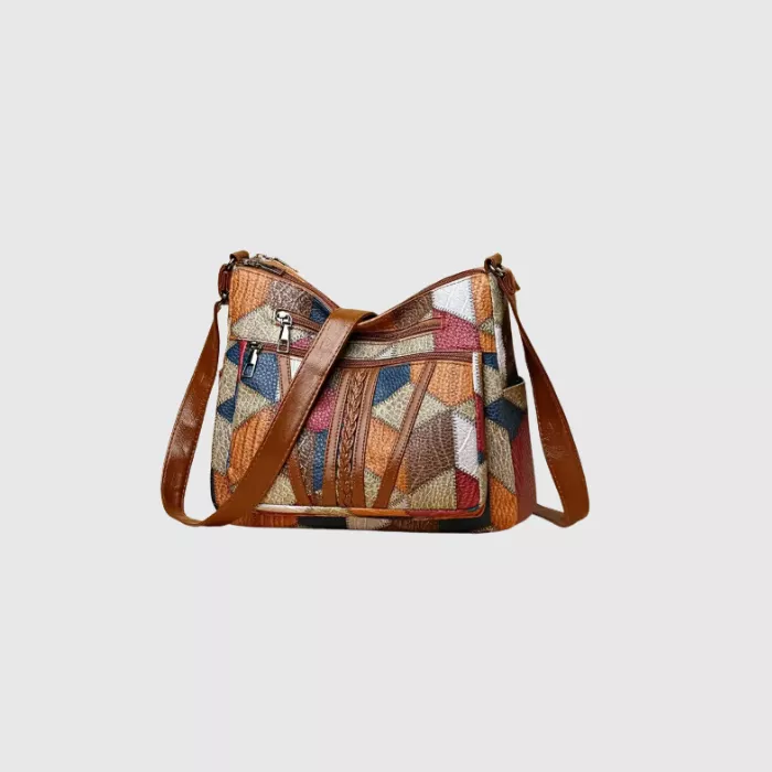 Vintage Women Crossbody Shoulder Bag – Multi-Pocket Fashion Handbag 01