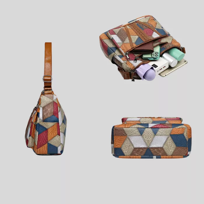 Vintage Women Crossbody Shoulder Bag โ Multi-Pocket Fashion Handbag pic 5