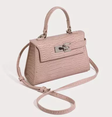 Crocodile Pattern PU Leather Shoulder Bag – Elegant Daily Handbag 01