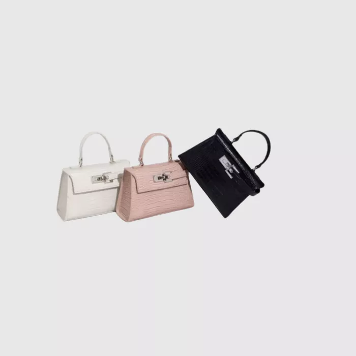 Crocodile Pattern PU Leather Shoulder Bag – Elegant Daily Handbag pic 6