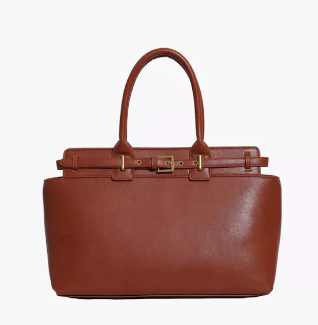 Women  Large Top-Handle Tote – Retro Luxury Designer Handbag