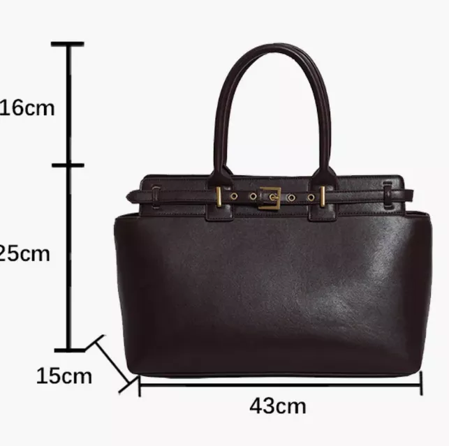 Women Large Top-Handle Tote โ Retro Luxury Designer Handbag pic 6